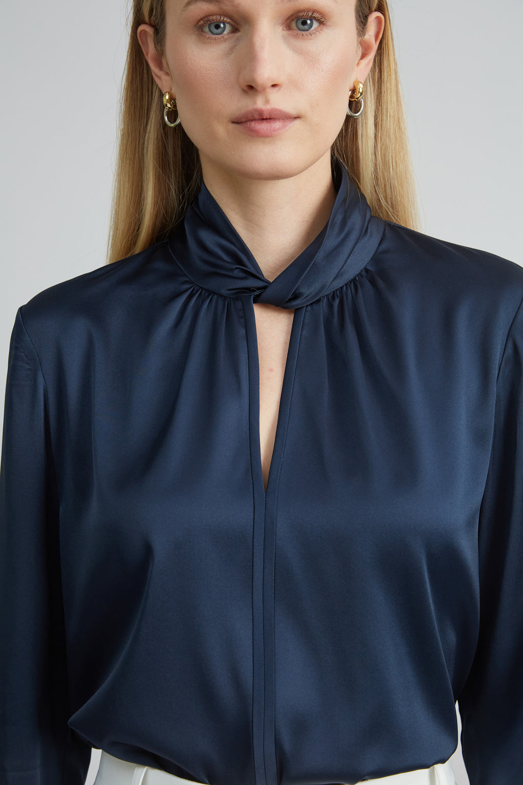 Women Silk Twist Shirt | Elie Tahari