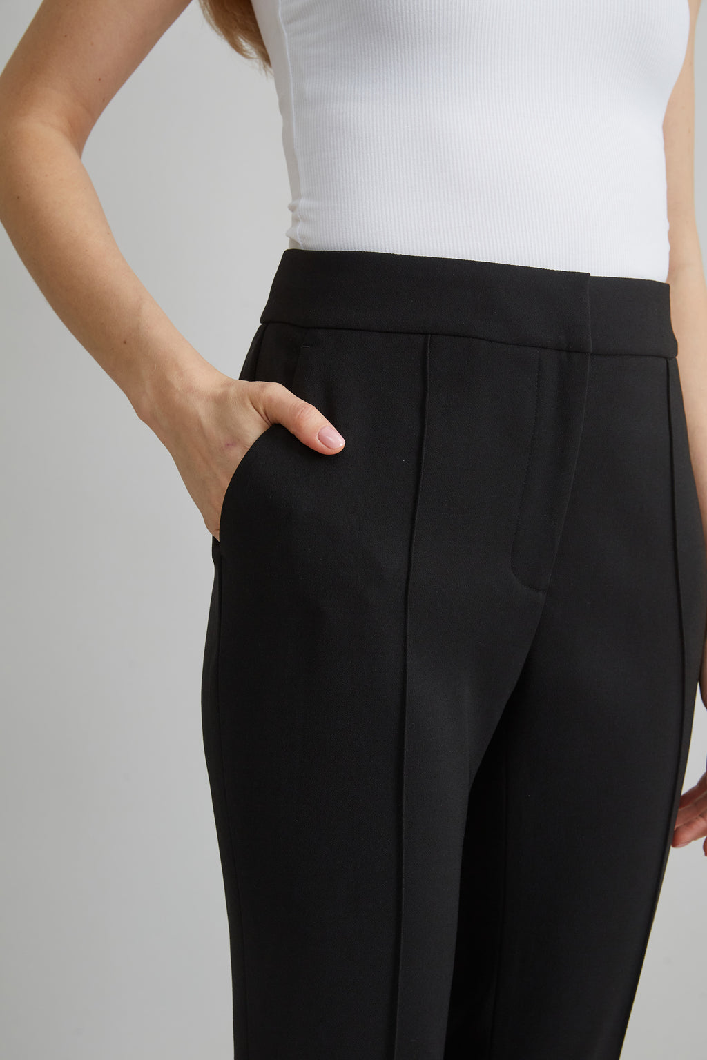Women Micro Flare Crepe Pant | Elie Tahari