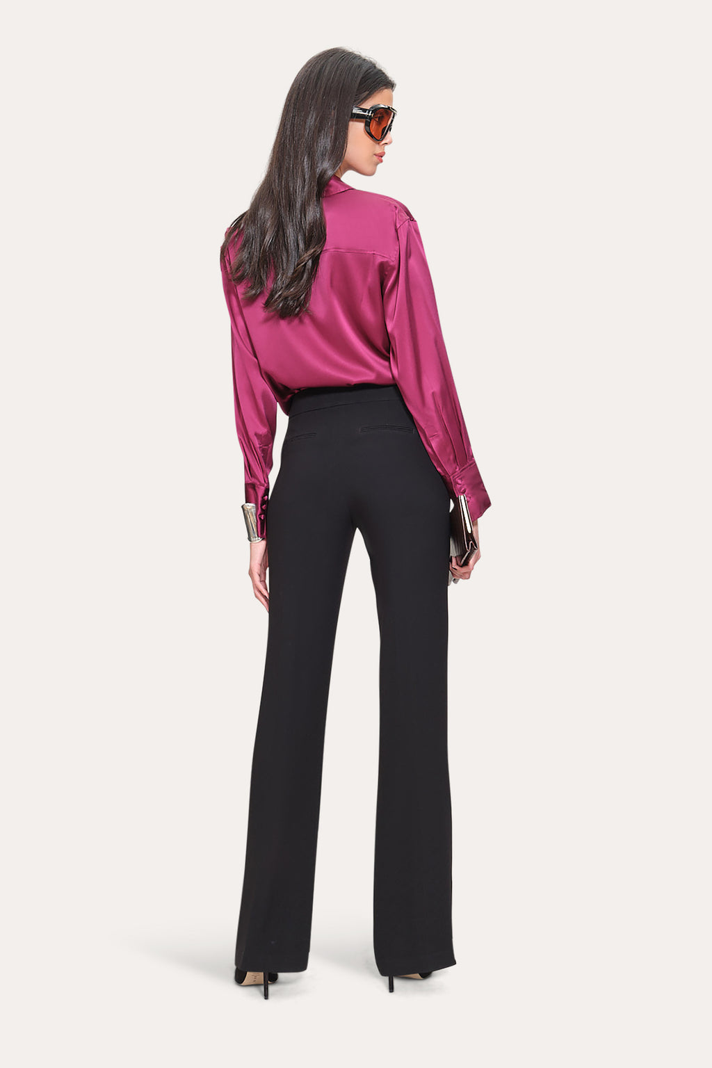 Women Silk Button Down Shirt | Elie Tahari
