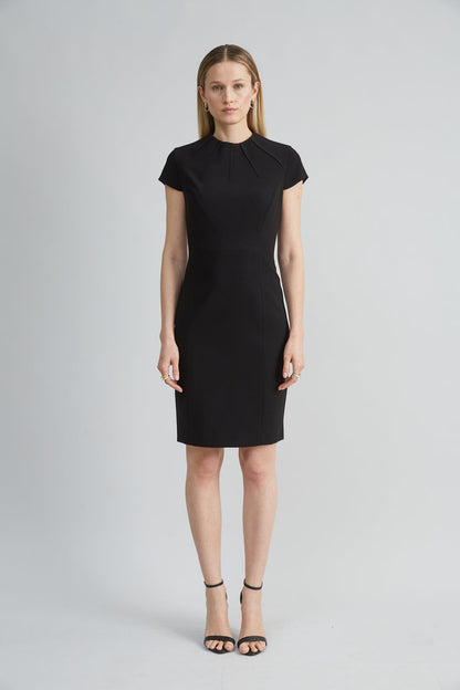 Women Crepe Dart Dress Black | Elie Tahari
