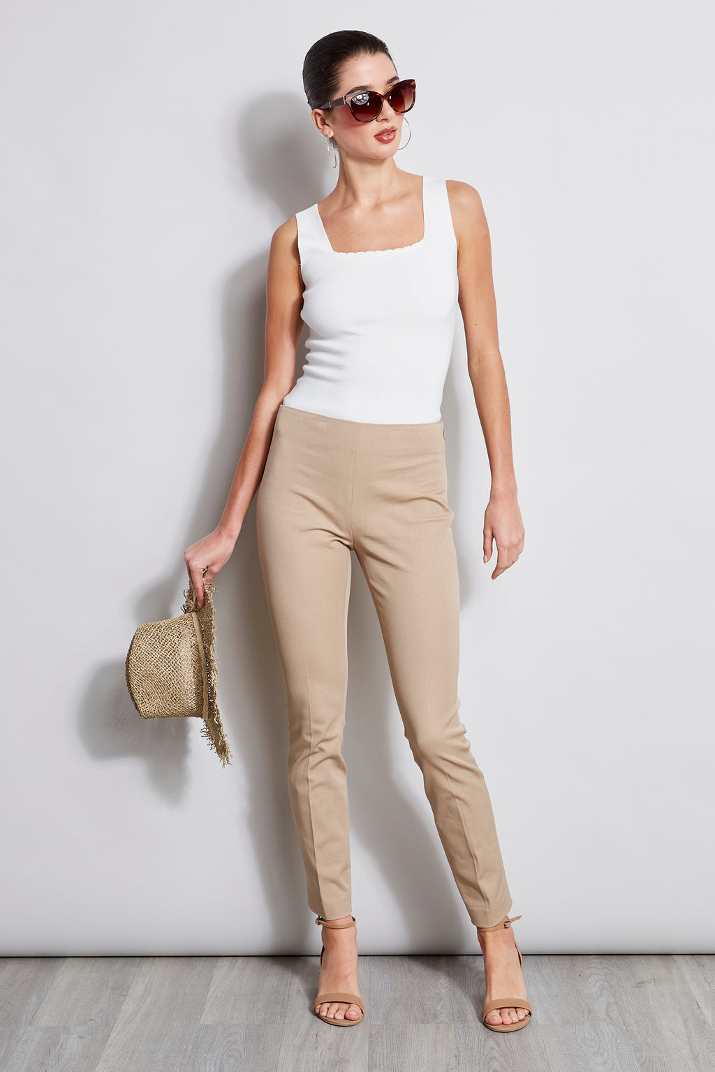 Women Skinny Long Pant Rattan | Elie Tahari