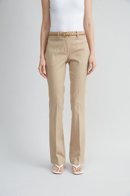 Women Stretch Cotton Fit & Flare Pant  | Elie Tahari