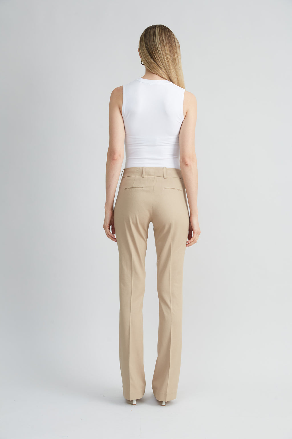 Women Stretch Cotton Fit & Flare Pant  | Elie Tahari