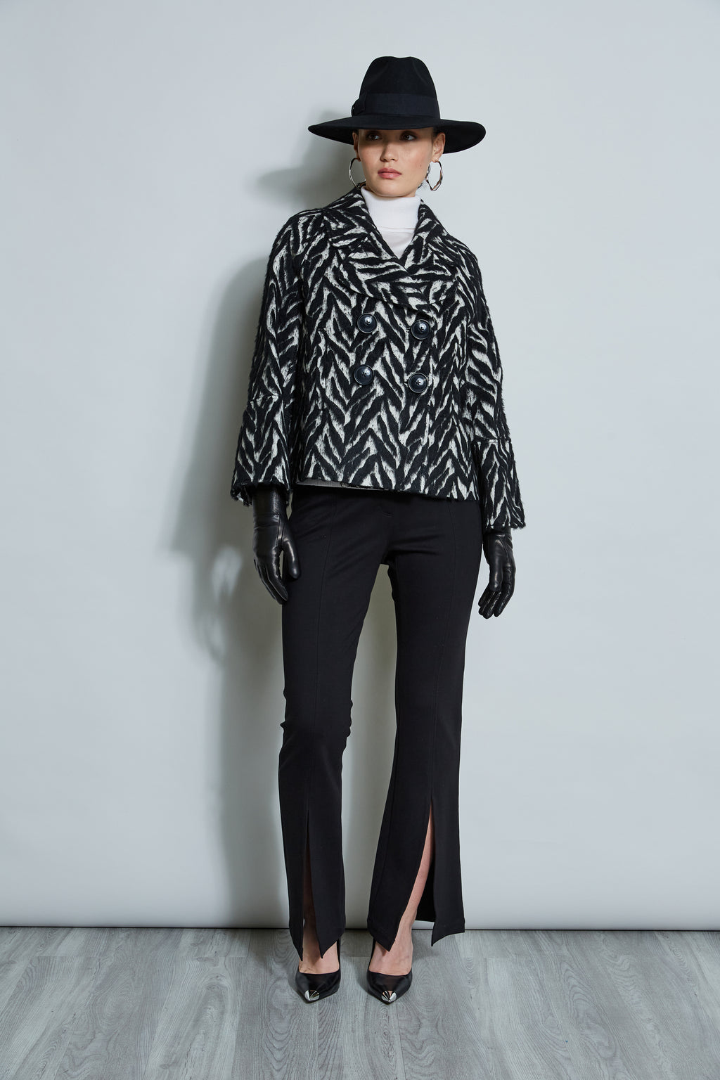 Women Wool Jacquard Jacket  | Elie Tahari