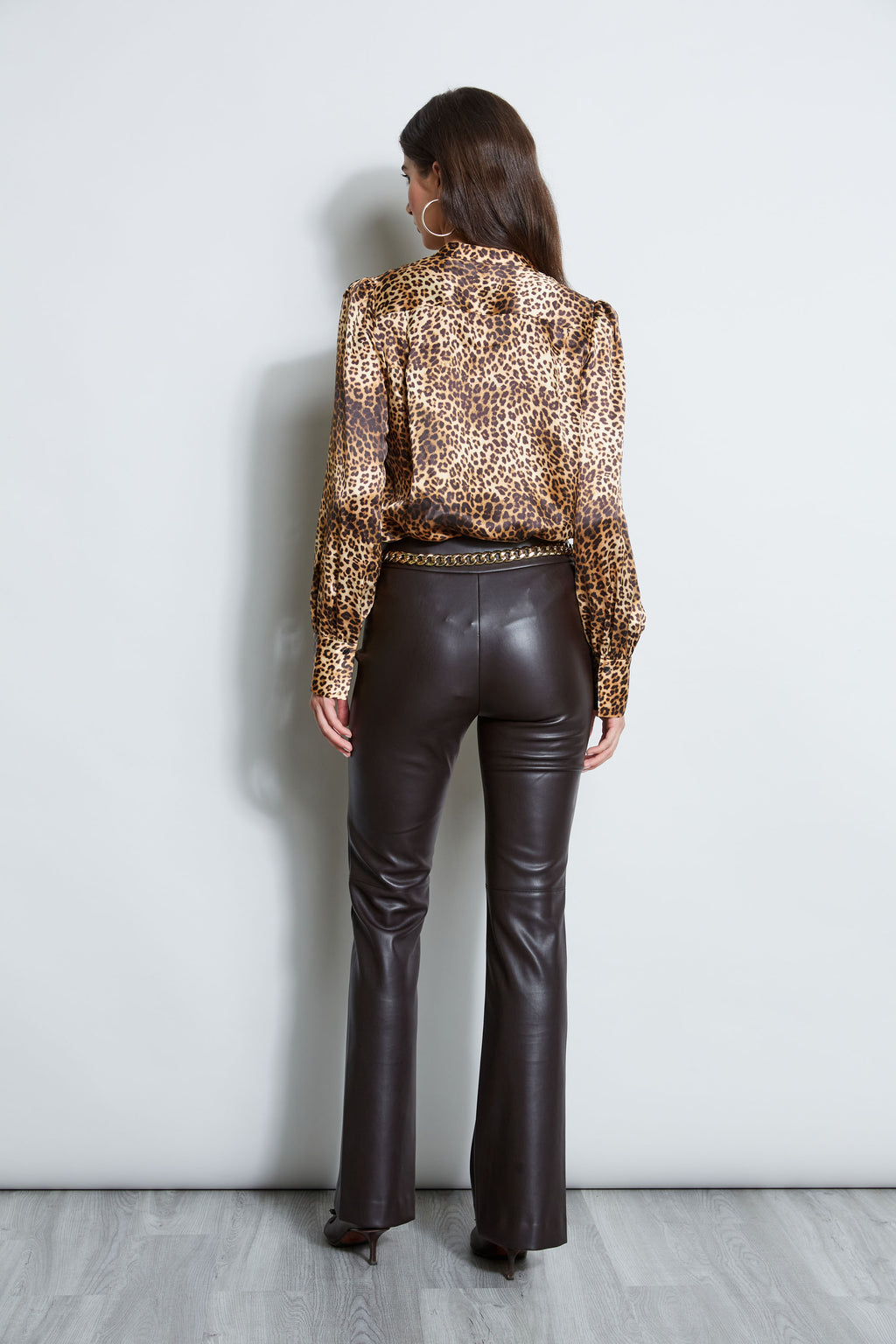 Women Silk Ocelot Print Shirt Multi | Elie Tahari