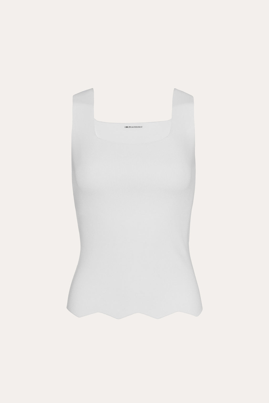 Women Scallop Hem Tank  | Elie Tahari