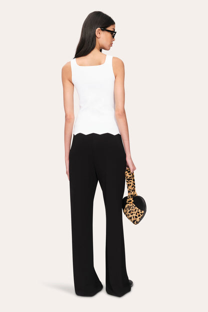 Women Scallop Hem Tank  | Elie Tahari