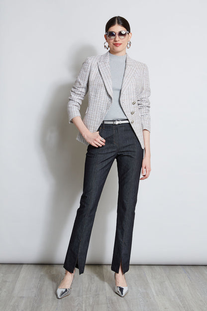 Women Metallic Tweed 3 Button Blazer Multi | Elie Tahari