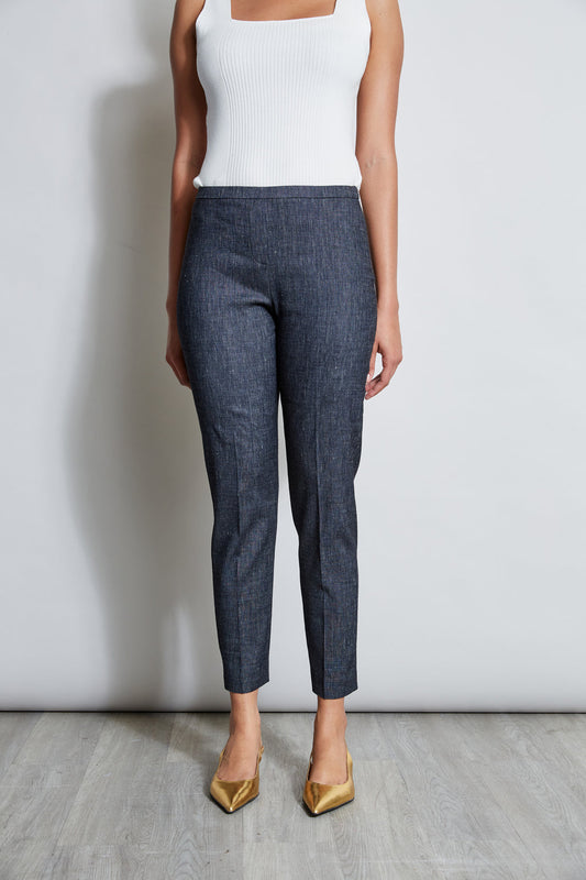 Women Slim Linen Pant  | Elie Tahari
