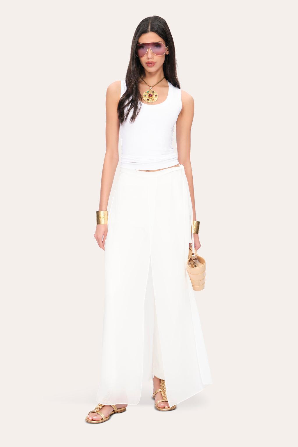Women Overlay Pant Foam | Elie Tahari