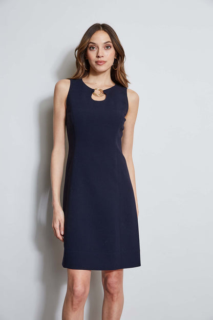 Women Sleeveless Keyhole Ring Dress Stargazer | Elie Tahari
