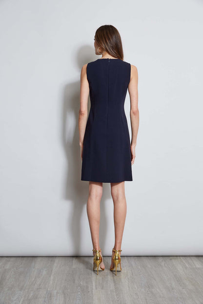Women Sleeveless Keyhole Ring Dress Stargazer | Elie Tahari