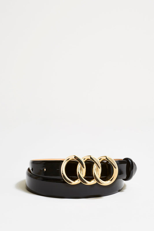 Women Triple Link Belt Black | Elie Tahari