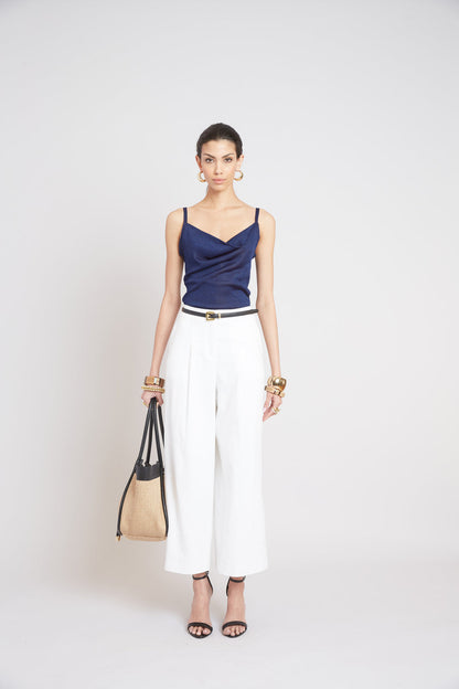 Women Metallic Knit Cami  | Elie Tahari