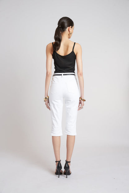 Women Metallic Knit Cami Black | Elie Tahari