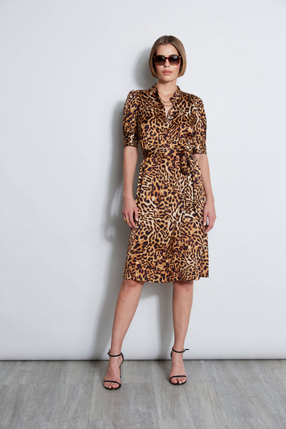 Women Wildcat Shirt Dress Multi | Elie Tahari