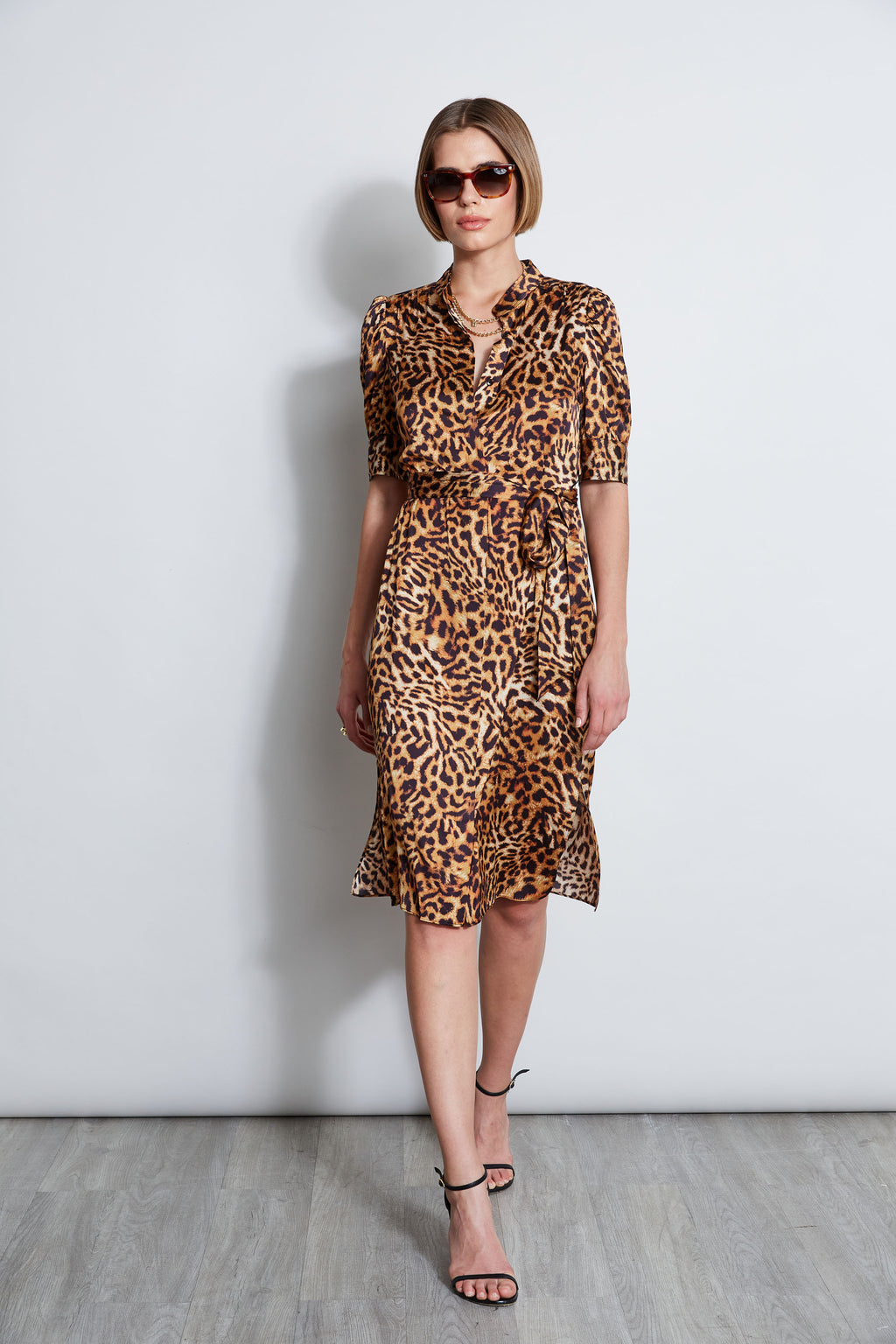 Women Wildcat Shirt Dress Multi | Elie Tahari