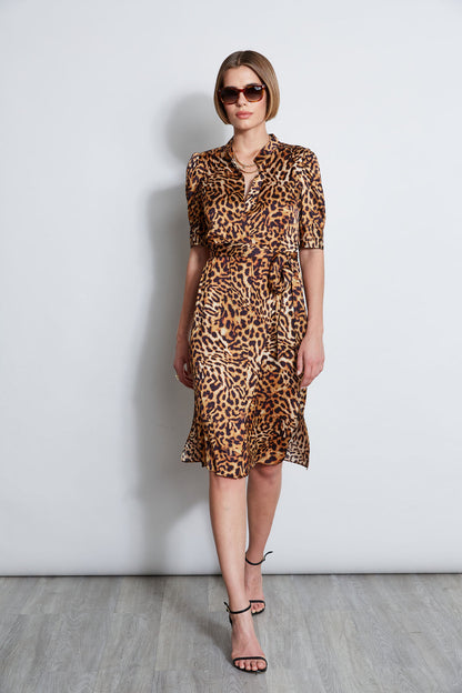 Women Wildcat Shirt Dress Multi | Elie Tahari