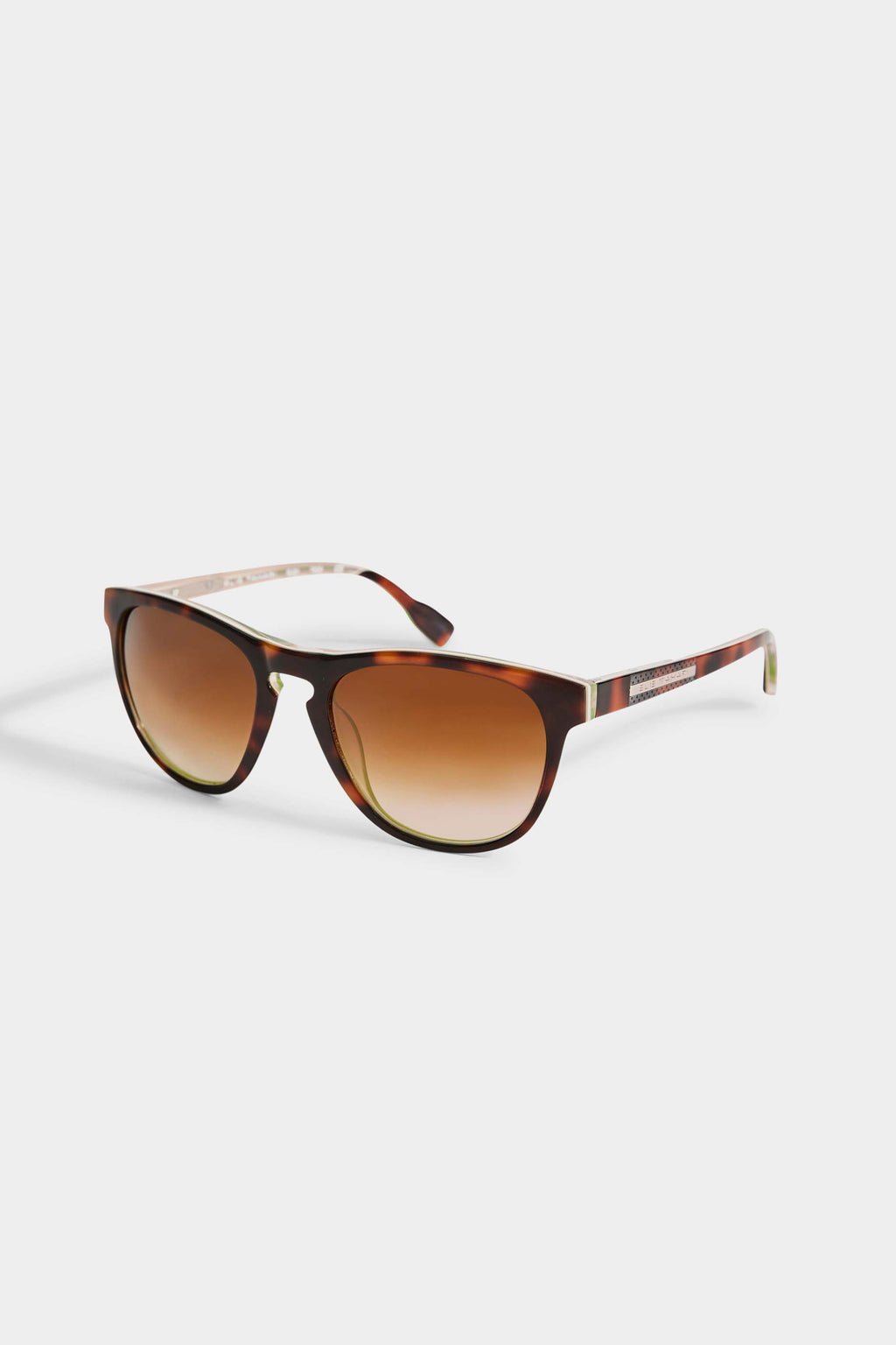 Women Tortoise Rounded Sunglasses Toirtoise Green | Elie Tahari