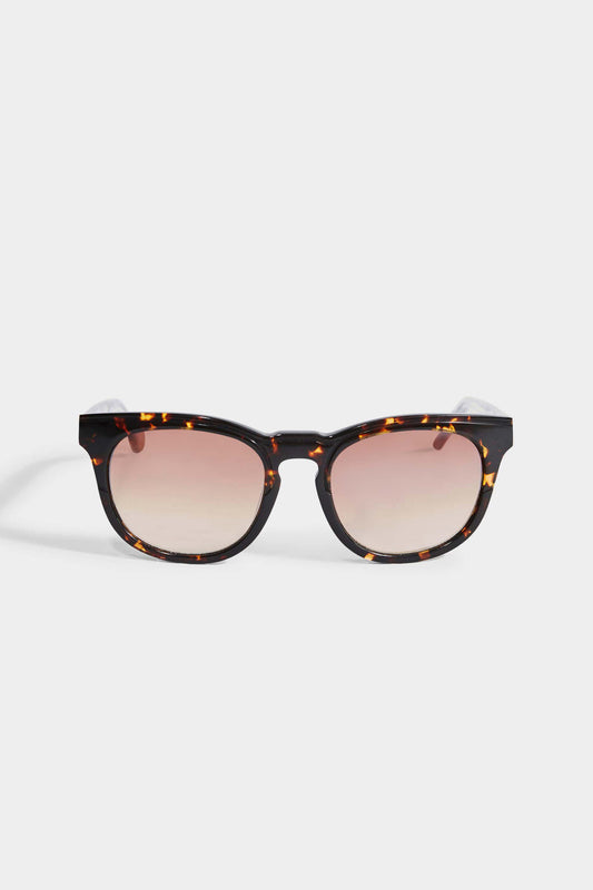 Women Round Acetate Sunglasses Toirtoise Clear | Elie Tahari