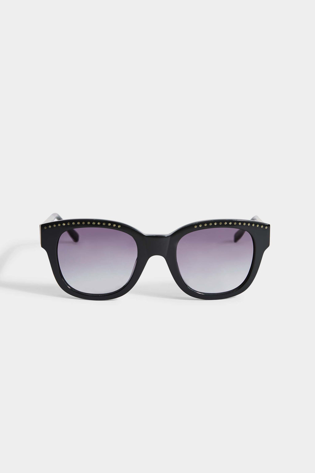 Women Rectangular Dot Sunglasses Black/Grey Pearl | Elie Tahari
