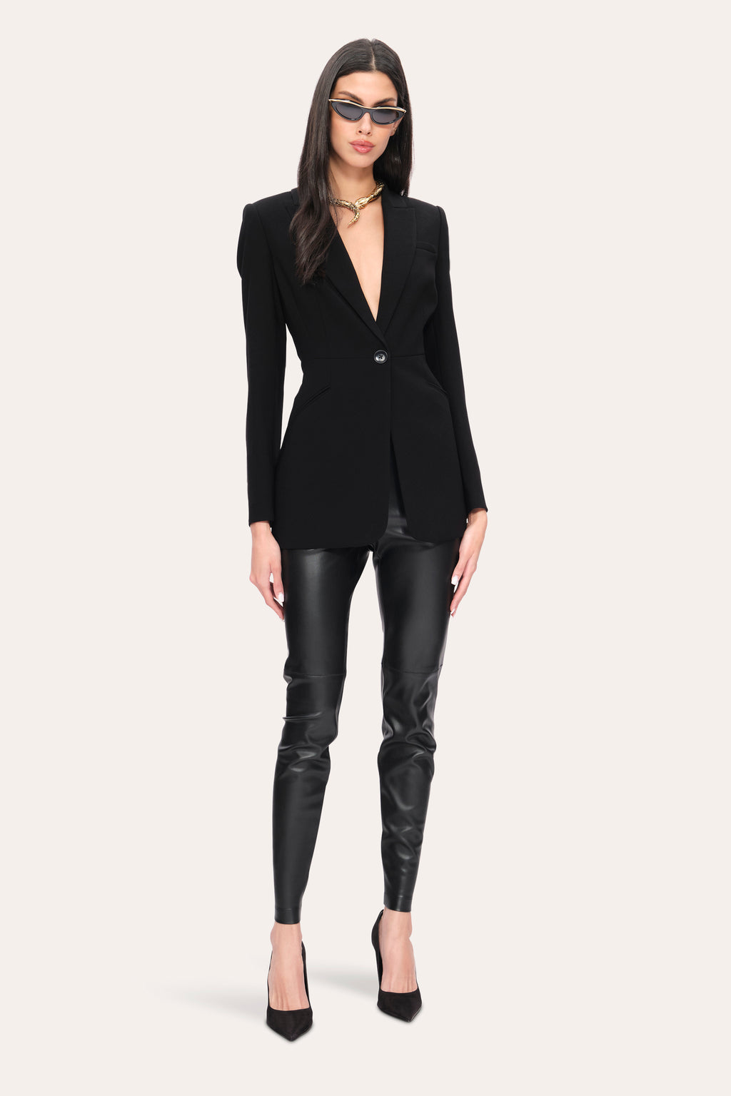 Women Vegan Leather Legging  | Elie Tahari