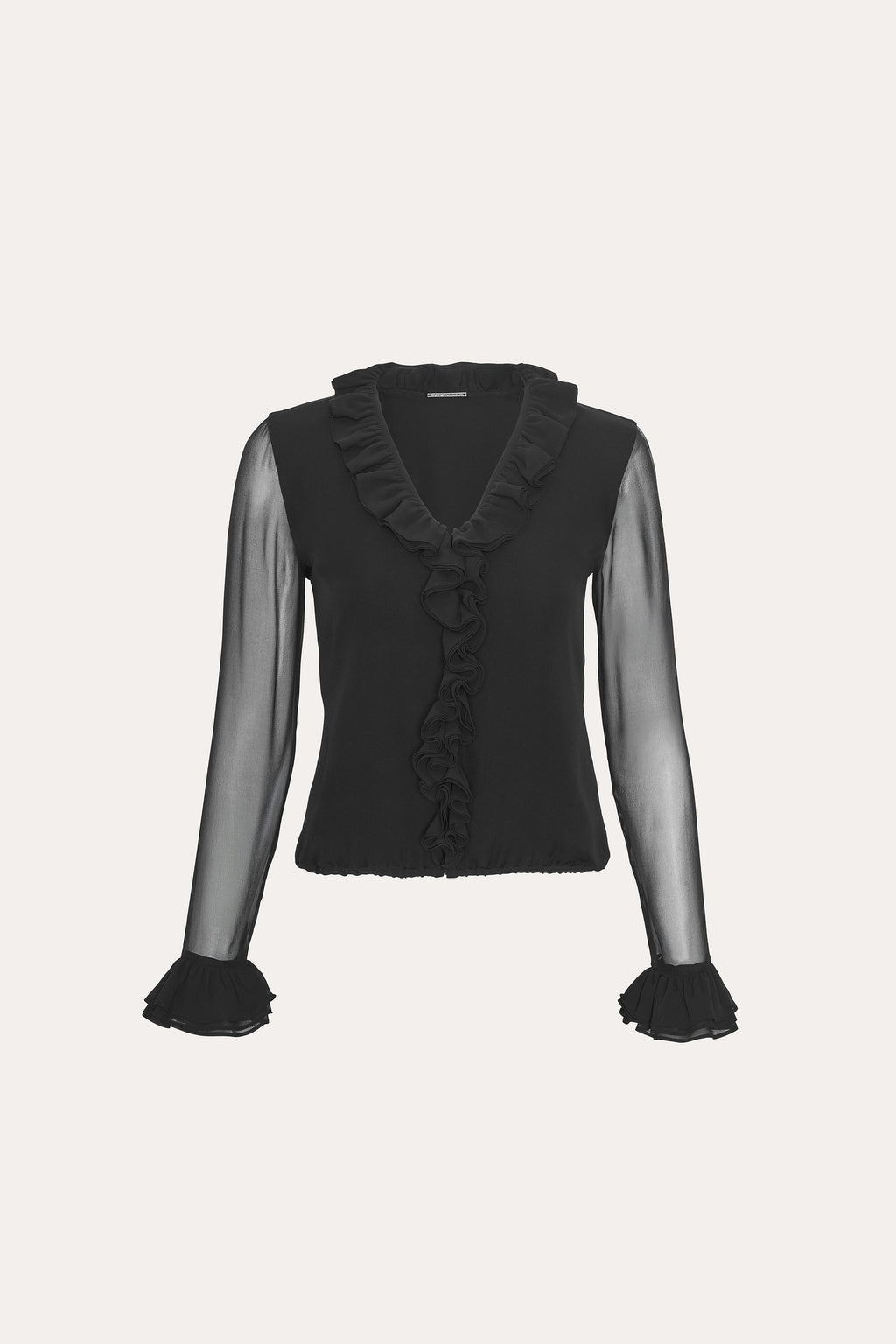 Women Ruffle Silk Shirt  | Elie Tahari
