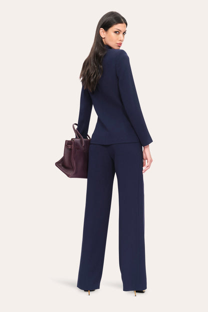 Women Slim Panel Blazer Galaxy Navy | Elie Tahari