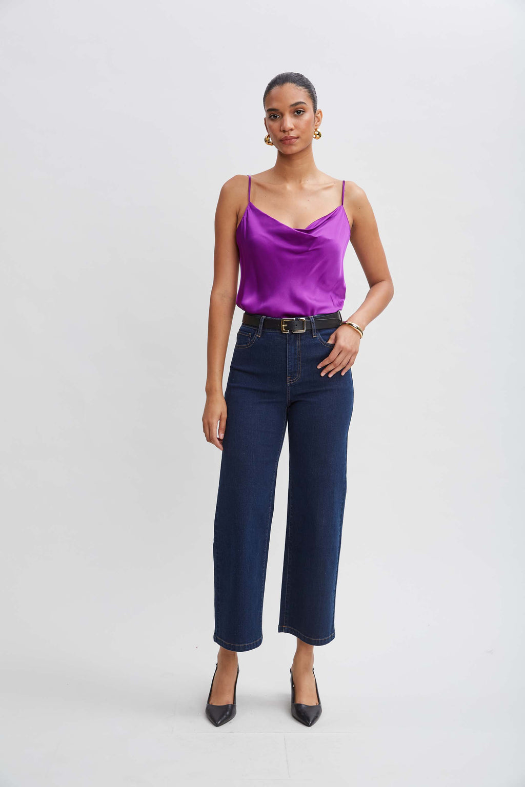 Women Silk Satin Cami  | Elie Tahari