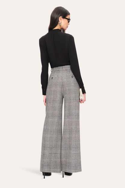 Women Silk Contour Rib Top Black | Elie Tahari