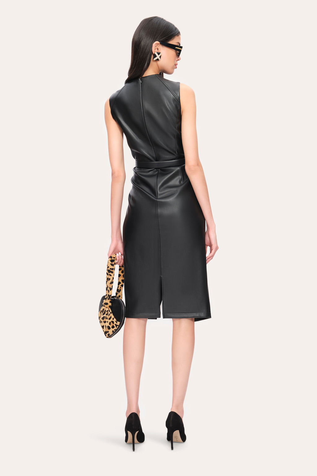 Women Vegan Leather Dress  | Elie Tahari