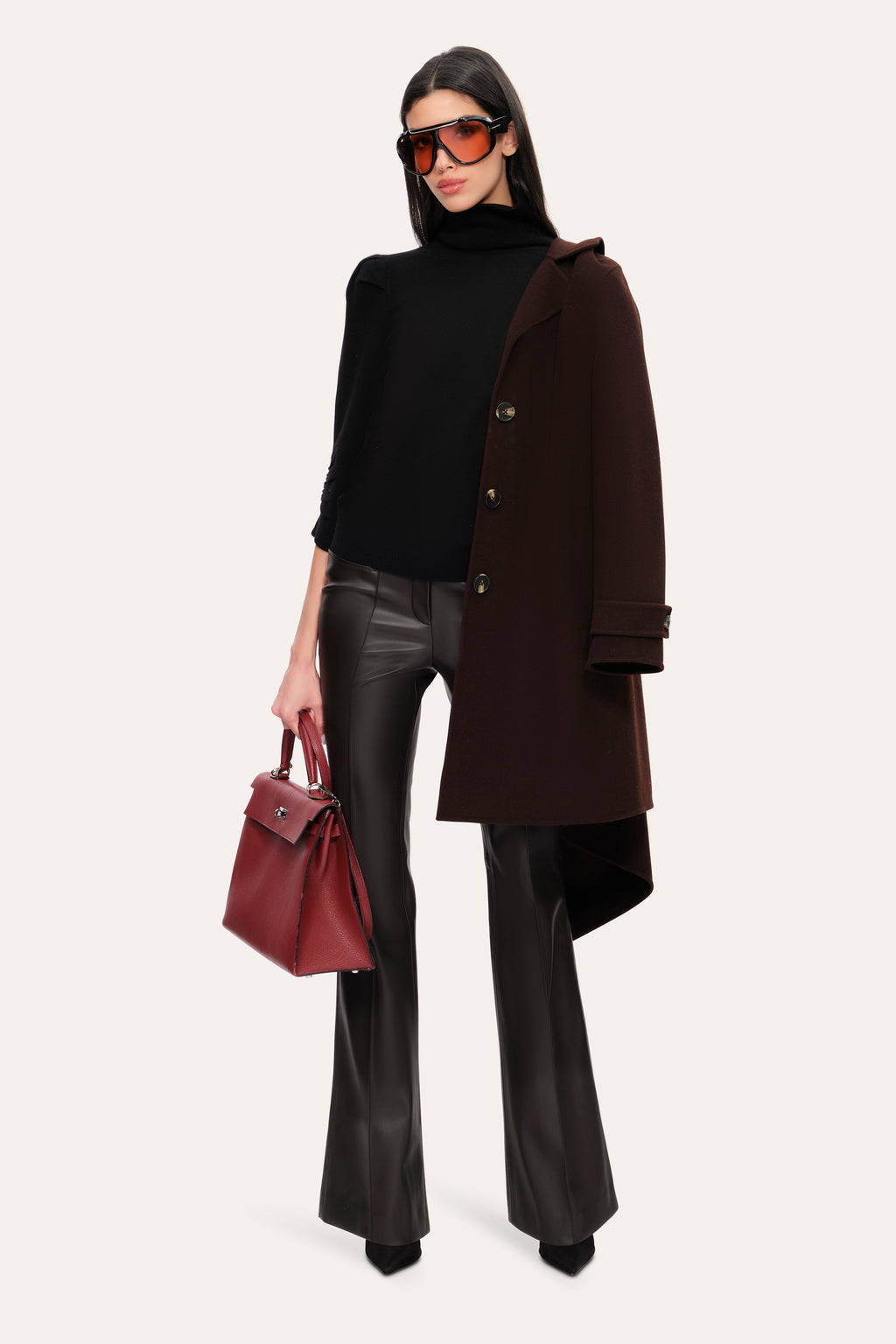 Women Caro Vegan Leather Pant  | Elie Tahari