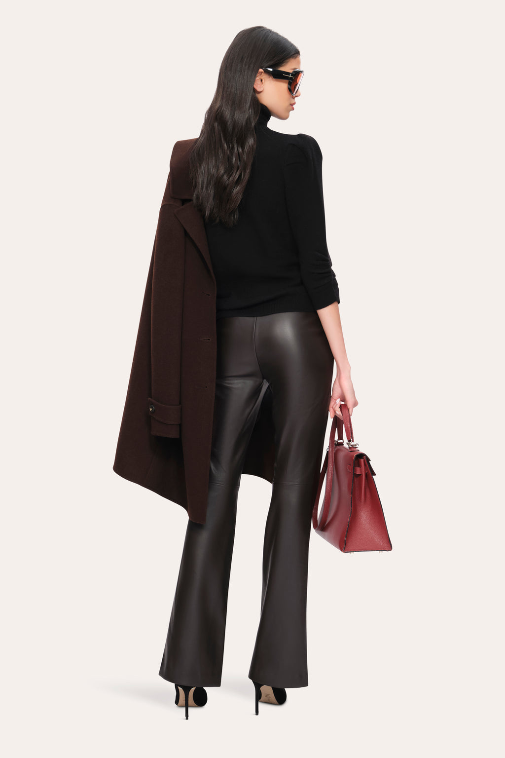 Women Caro Vegan Leather Pant  | Elie Tahari