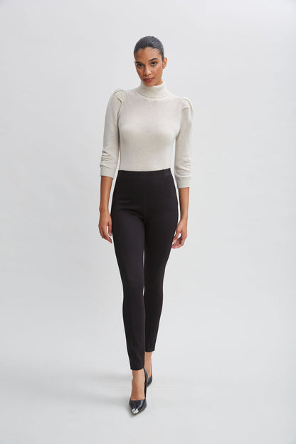 Women Contour Seam Leggings Black | Elie Tahari