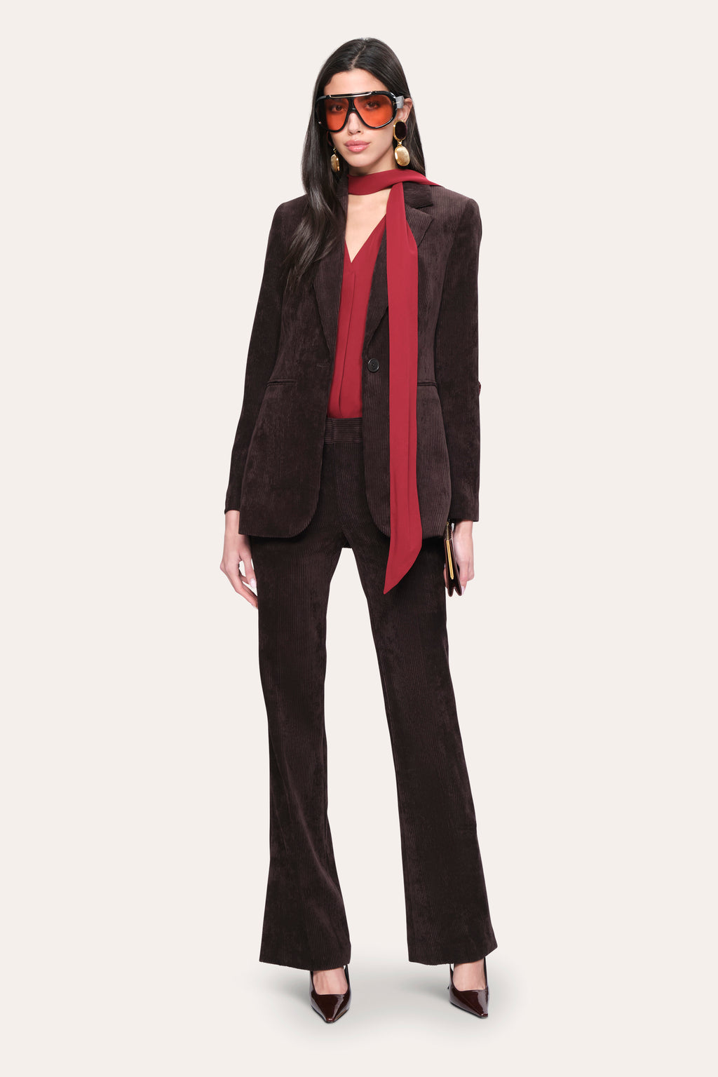 Women Gloria Corduroy Blazer Wood | Elie Tahari