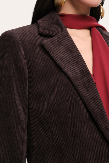Women Gloria Corduroy Blazer Wood | Elie Tahari