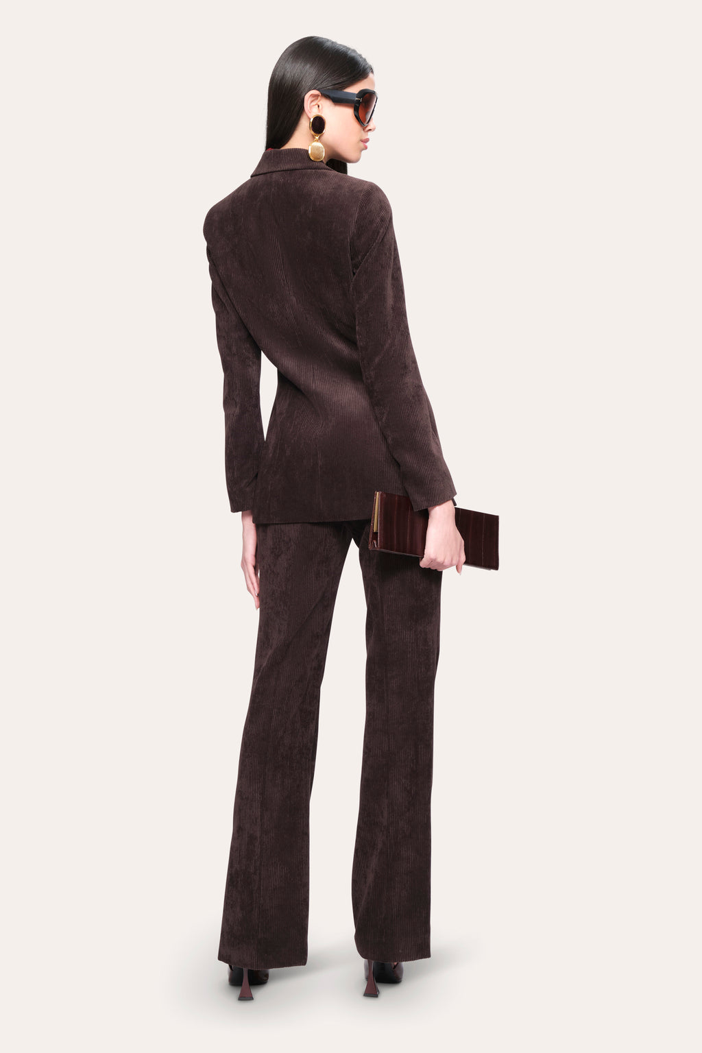 Women Gloria Corduroy Pant Wood | Elie Tahari