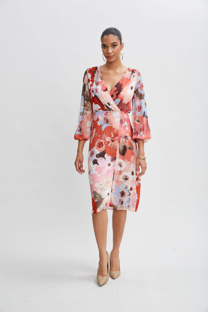 Women Wintergarden Floral Dress Multi | Elie Tahari