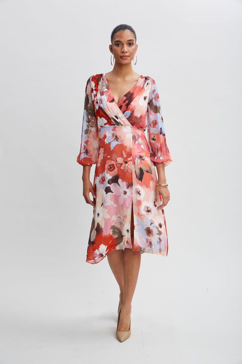 Women Wintergarden Floral Dress Multi | Elie Tahari