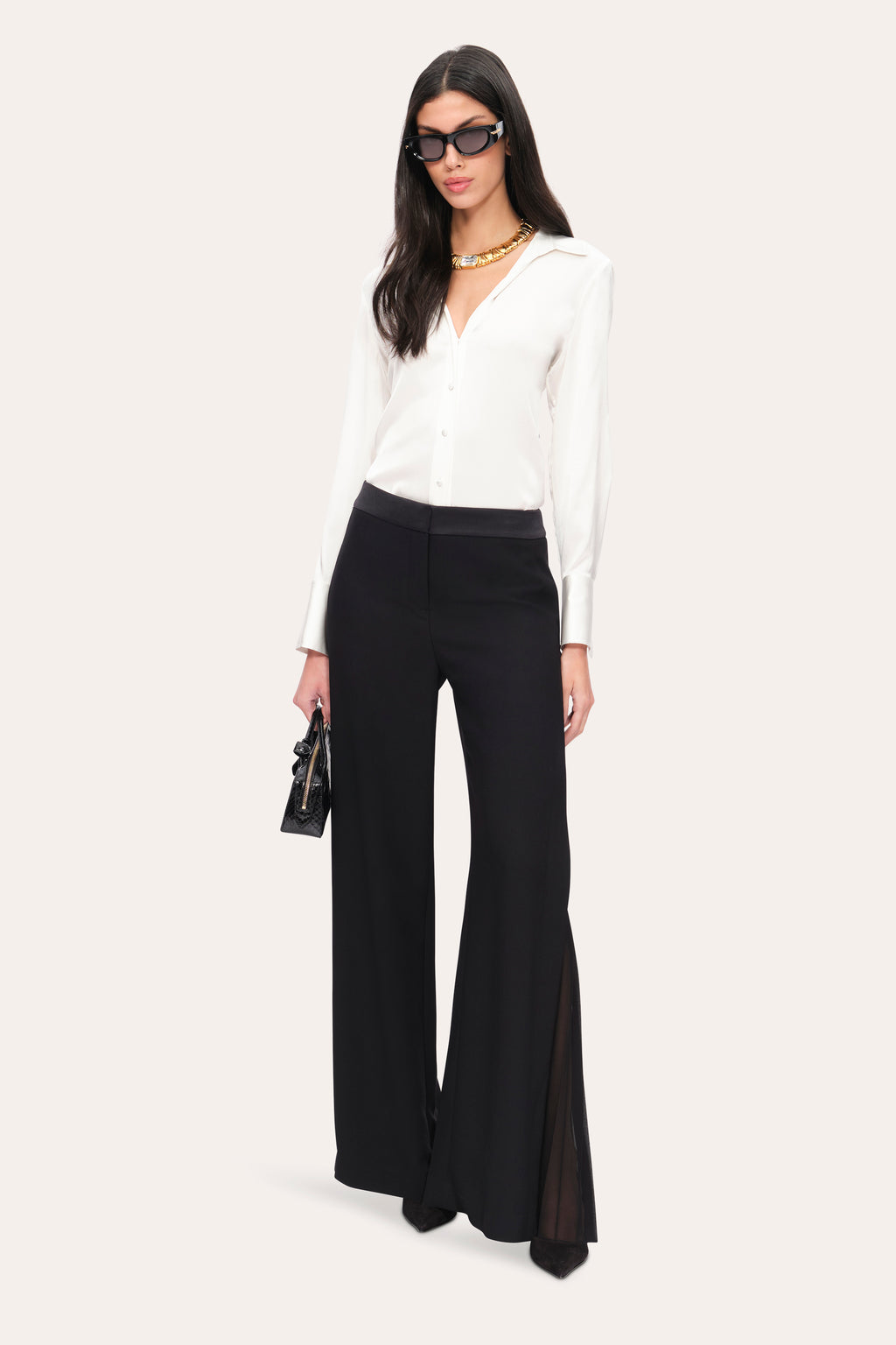 Women Fluid Pleated Pant  | Elie Tahari