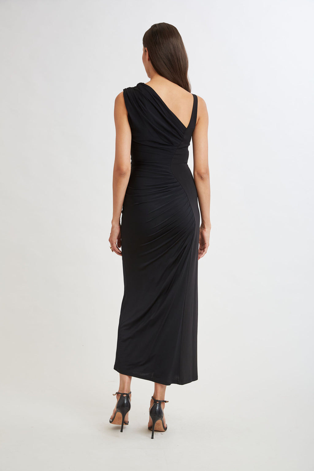 Women Asymmetric Chain Gown Black | Elie Tahari