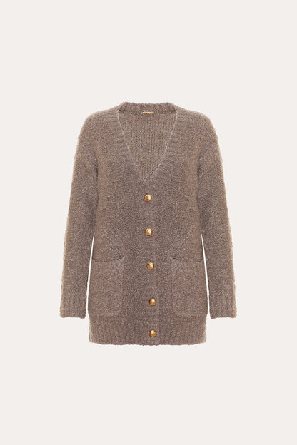 Women Boucle Merino Cardigan  | Elie Tahari