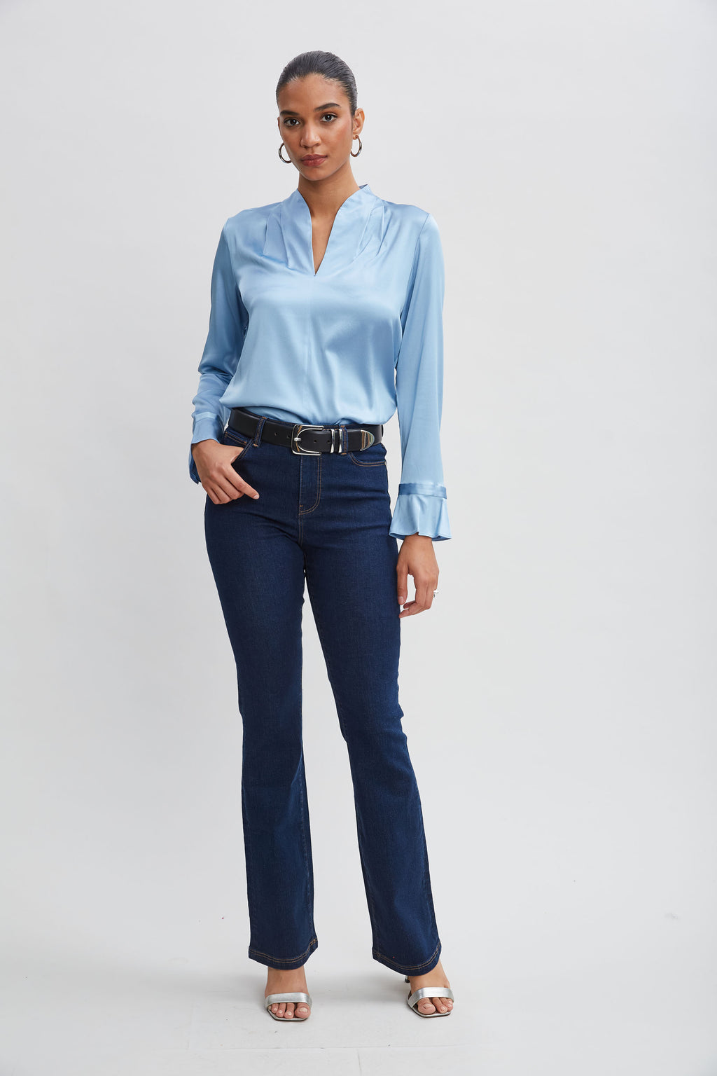 Women Fit & Flare Jeans  | Elie Tahari