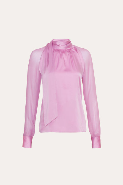 Women Silk Tie Shirt  | Elie Tahari