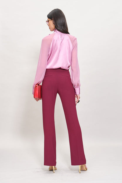 Women Silk Tie Shirt  | Elie Tahari