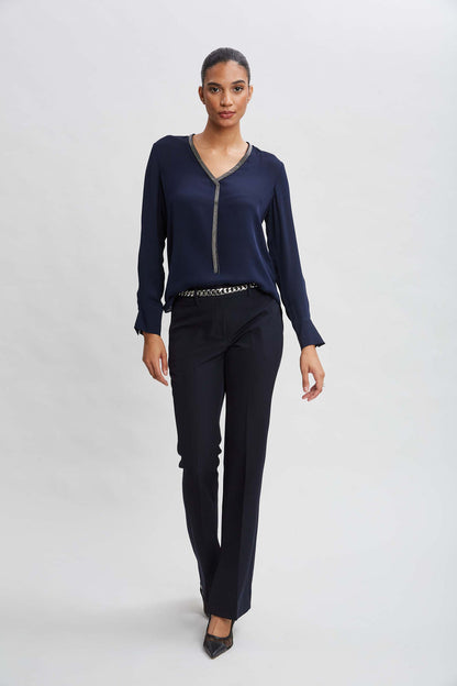 Women Slit Flare Pant  | Elie Tahari