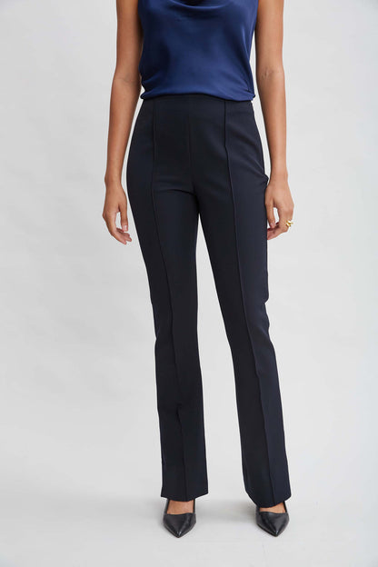 Women Crepe Seam Slit Flare Pant  | Elie Tahari
