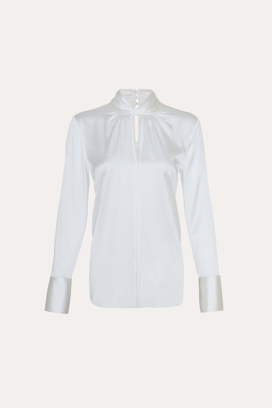 Women Silk Twist Shirt  | Elie Tahari