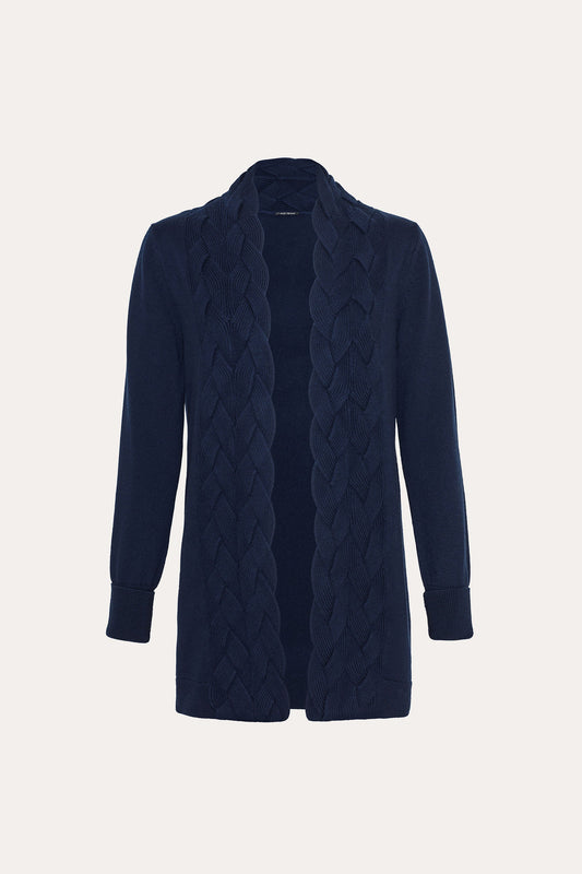 Women Cable Cardigan  | Elie Tahari