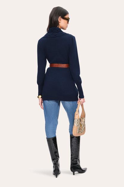 Women Cable Cardigan  | Elie Tahari